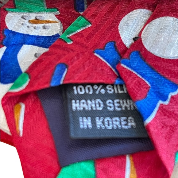 Lot of 2 Holiday Christmas Neck Ties - Picture 2 of 3